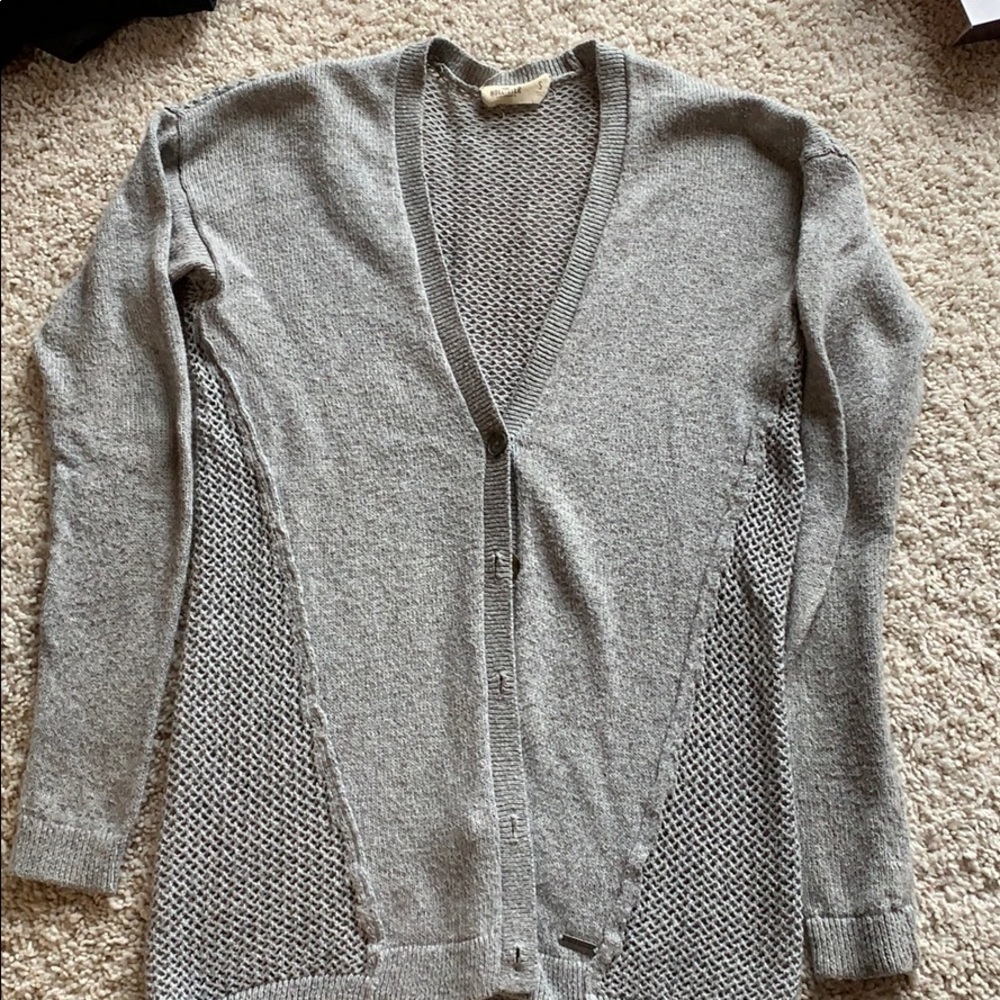 Grey cardigan